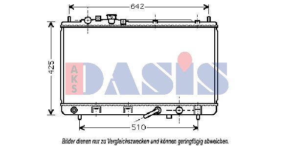 AKS DASIS radiatorius, variklio aušinimas 111270N